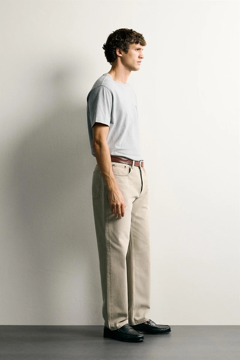 STRAIGHT ANKLE FIT JEANS