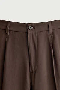 PANTALON FLUIDE COUPE DÉCONTRACTÉE À PLIS