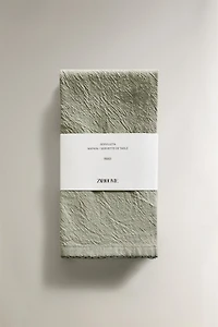 LOT DE SERVIETTES FIL TEINTÉ UNIES (LOT 2)
