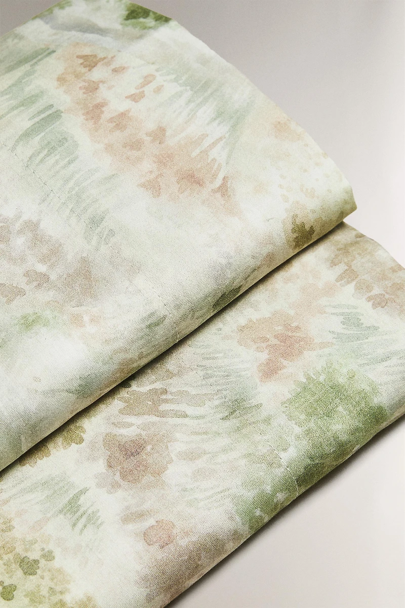GARDEN PRINT FLAT SHEET