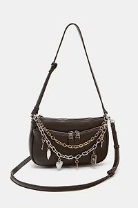MINI CROSSBODY BAG WITH CHARM DETAIL