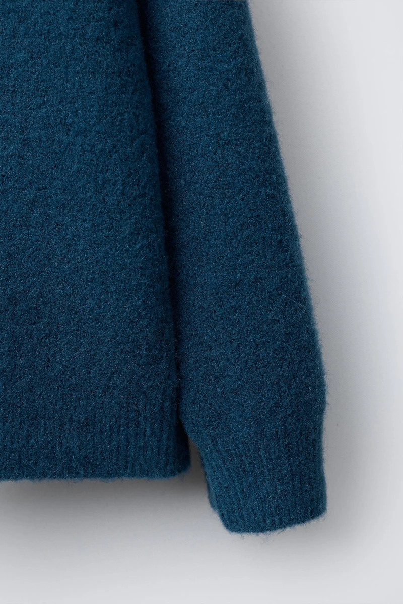 PULL EN MAILLE DOUCE LAINE