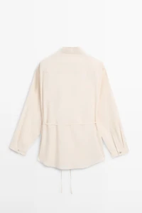 Surchemise fluide détail col