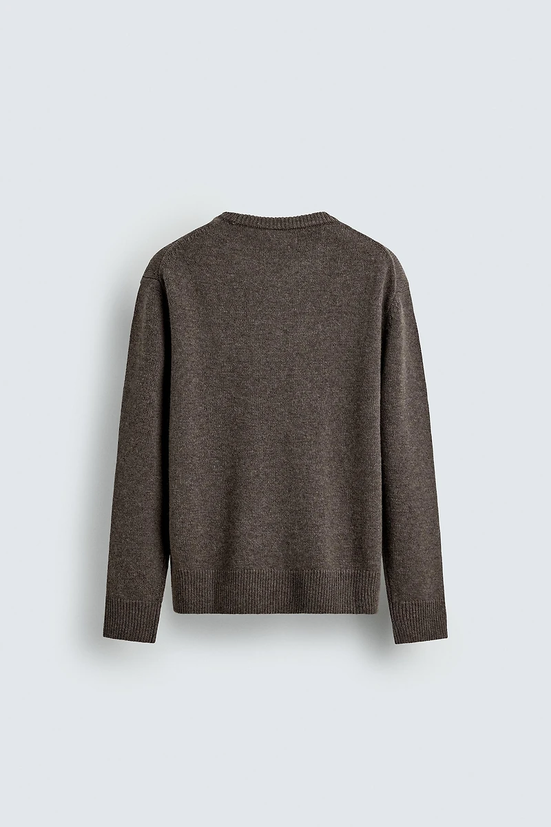 WOOL - CASHMERE JUMPER AARON LEVINE X ZARA