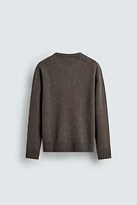 WOOL - CASHMERE JUMPER AARON LEVINE X ZARA