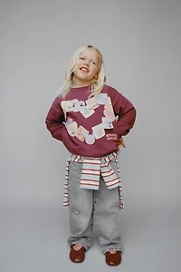 MINNIE MOUSE AND FRIENDS © DISNEY PATCH SWEATSHIRT