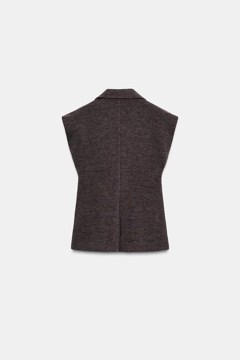 GILET À BOUTON