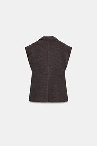 GILET À BOUTON
