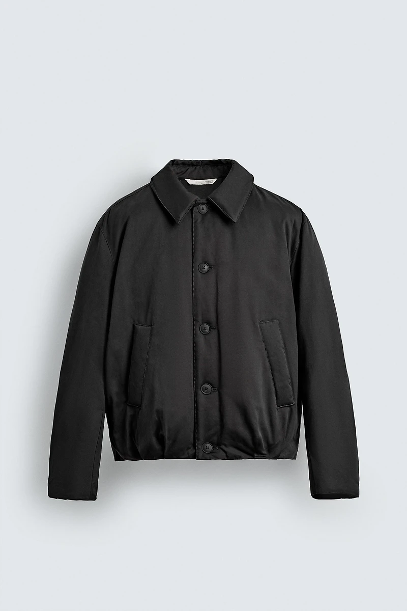 QUILTED CROPPED FIT JACKET