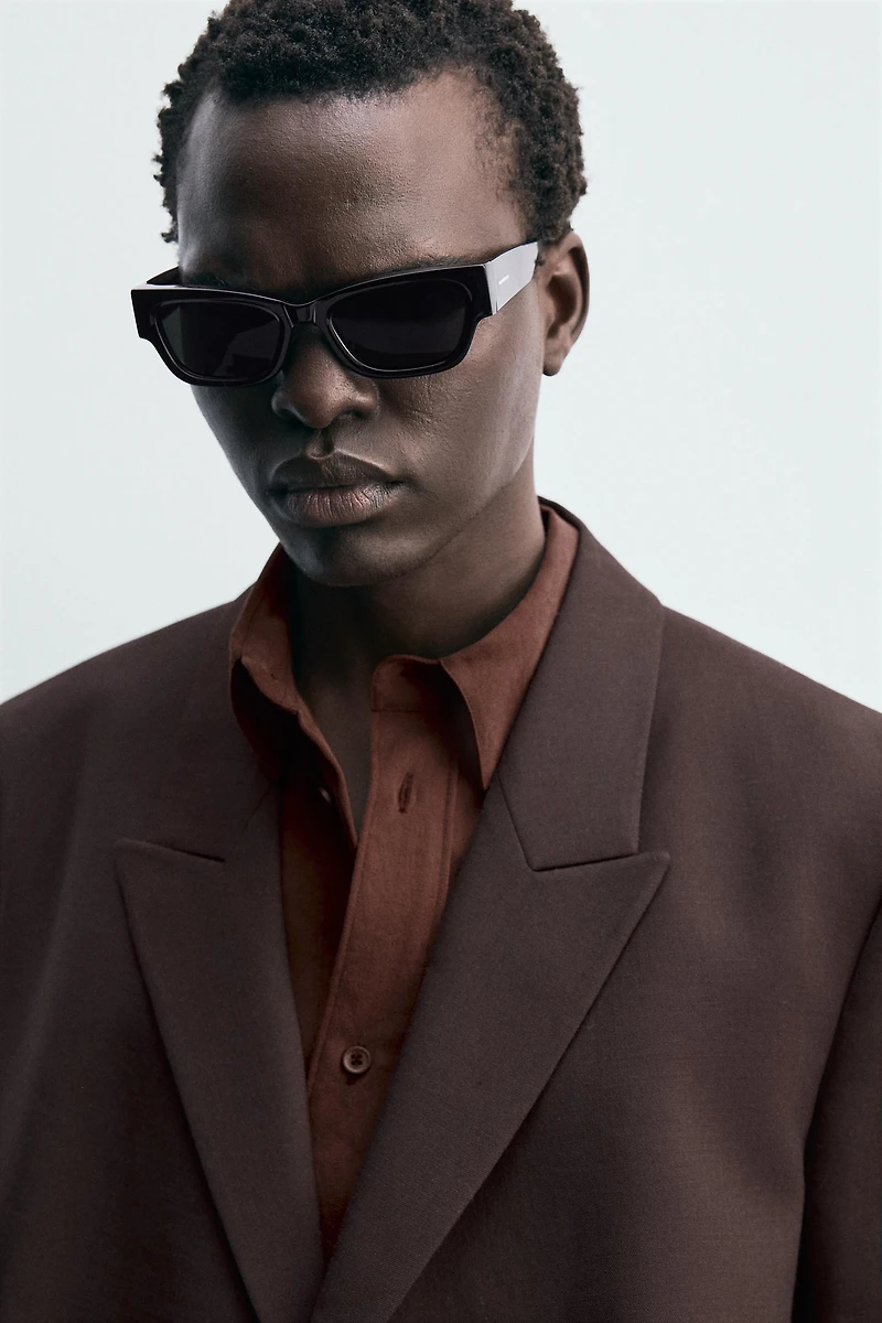 DOUBLE BREASTED BLAZER WITH WOOL