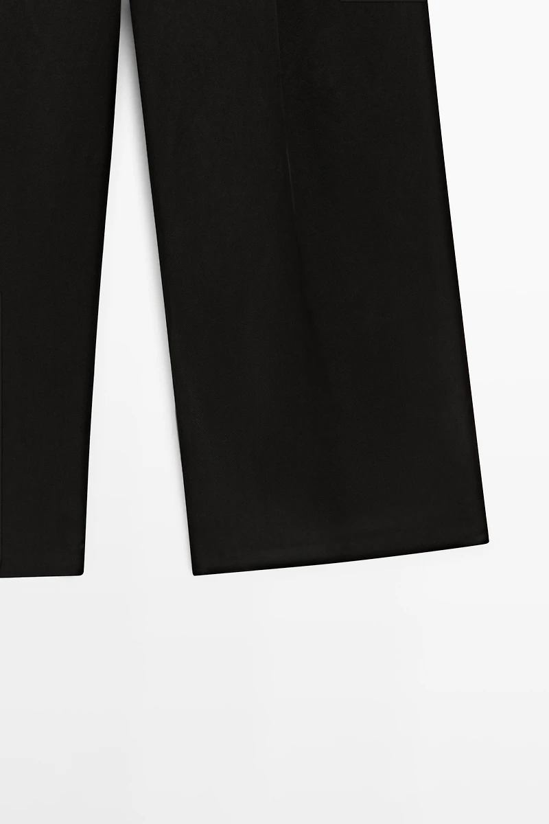 Pantalon fluide plissé