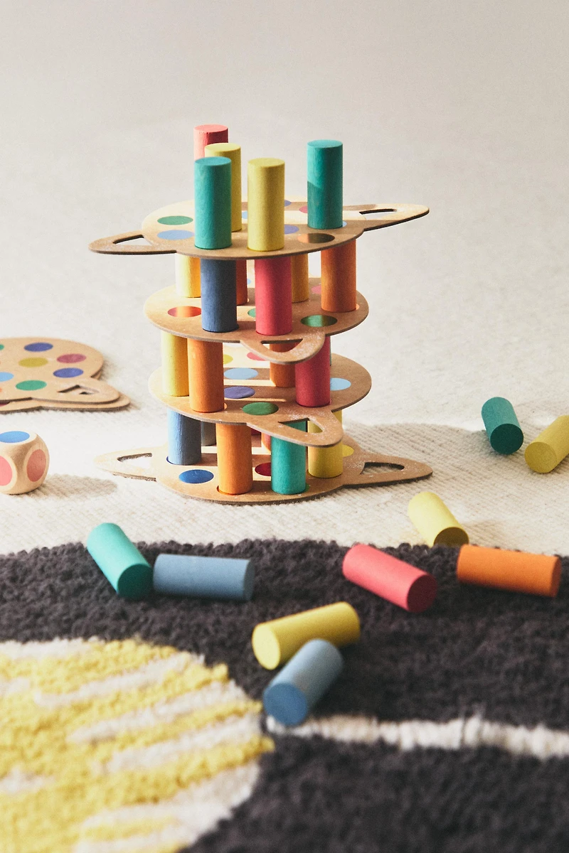 KIDS' SPACE STACKING CONSTRUCTION TOY