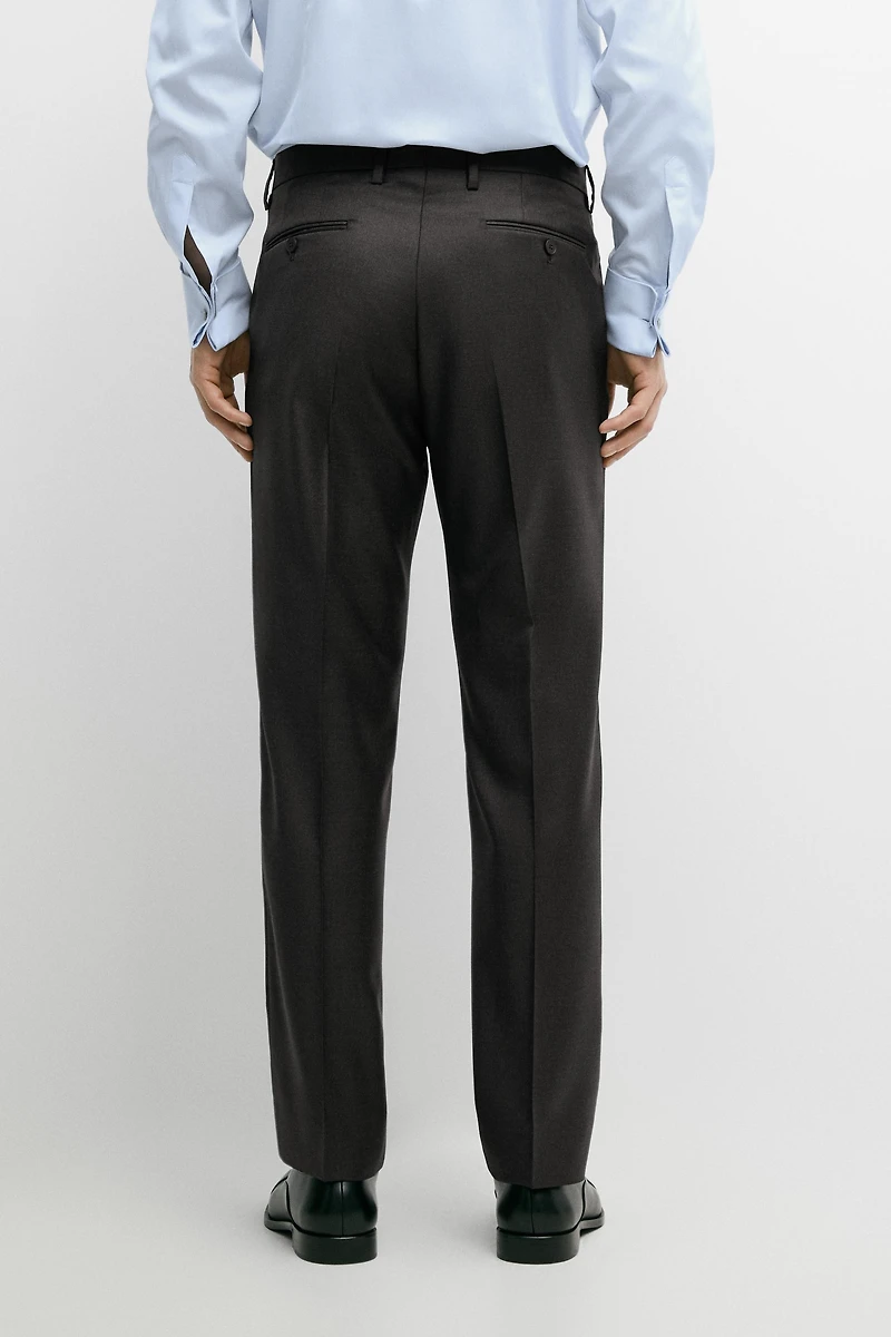 Cold wool suit trousers