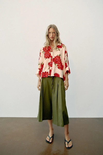 CHEMISE À IMPRIMÉ FLEURI