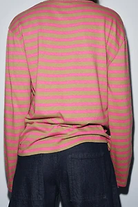 STRIPED LONG SLEEVE T-SHIRT