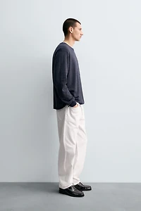 PULL RAYÉ EN COTON ET CACHEMIRE
