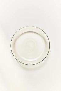 BOROSILICATE GLASS SIDE PLATE WITH RIM