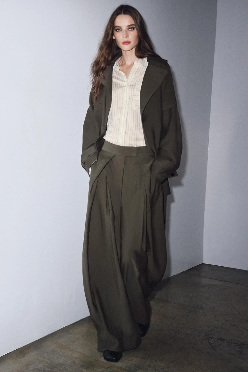ZW COLLECTION FLOWY BELTED JACKET