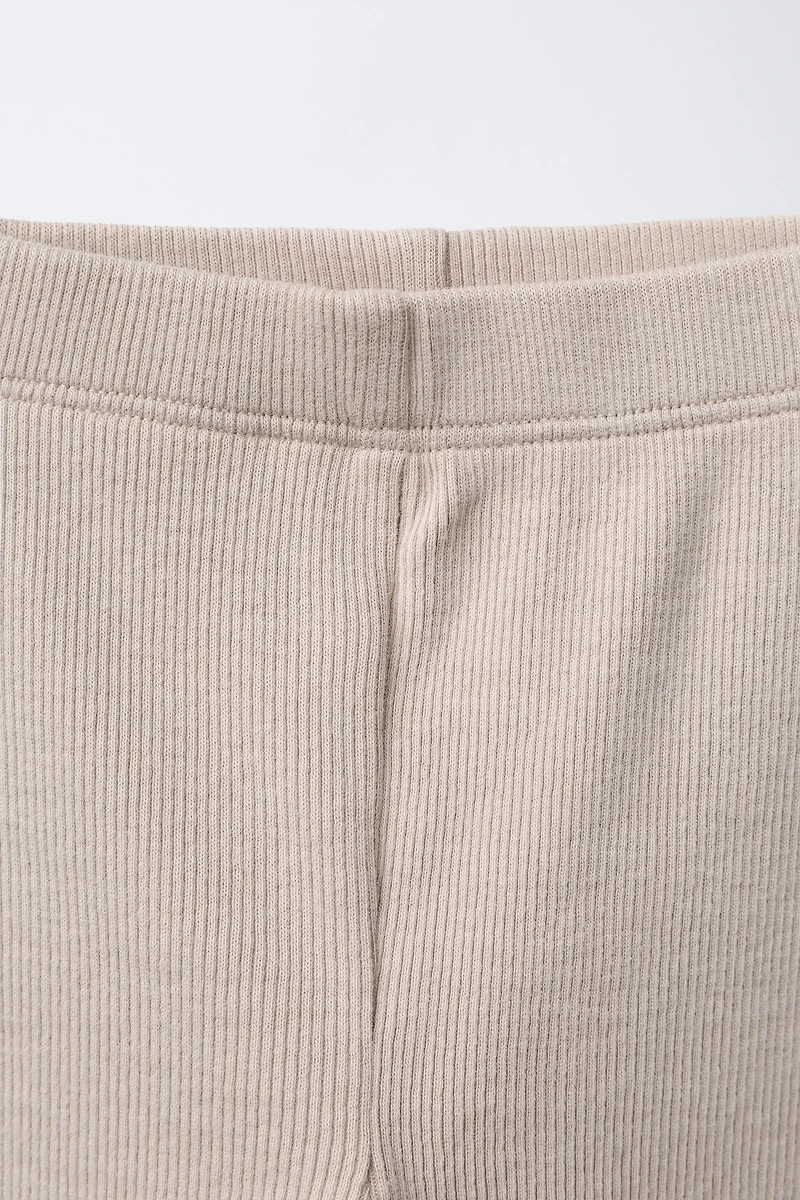 LOT DE DEUX LEGGINGS UNIS