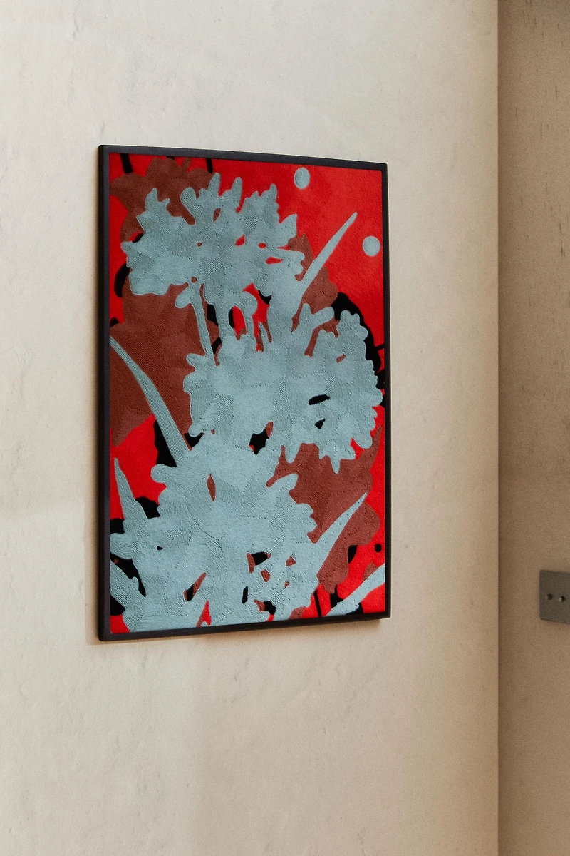 TAPISSERIE COTON FLEURS X COLLAGERIE