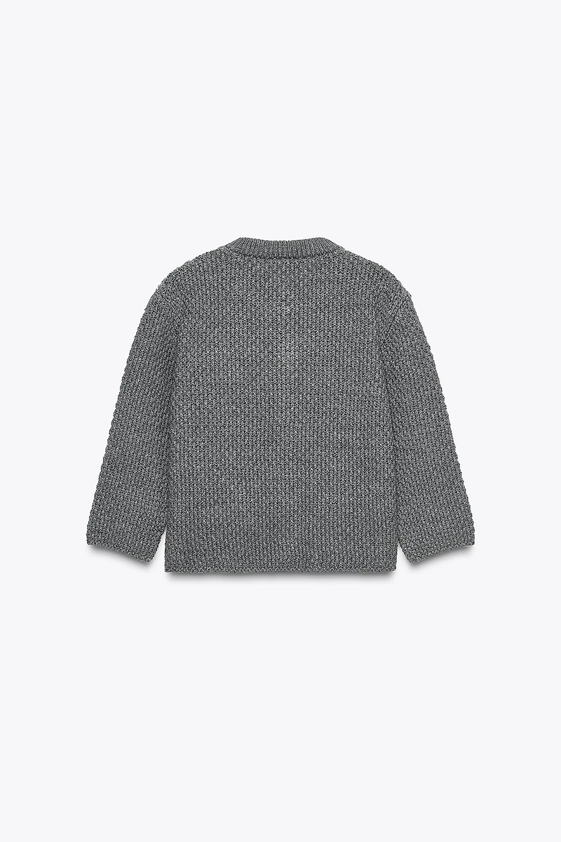 JEWEL BUTTON KNIT CARDIGAN