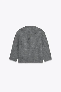 JEWEL BUTTON KNIT CARDIGAN