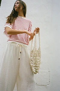 BEADED SHOULDER BAG