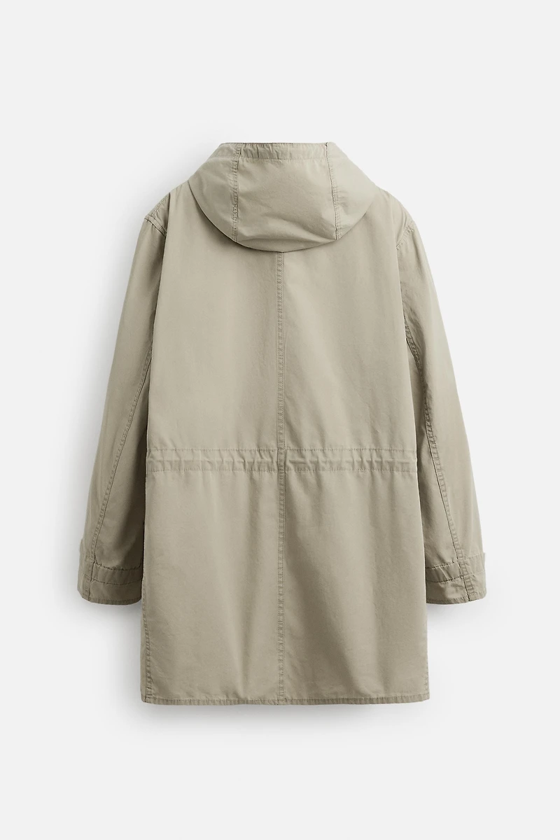 SHORT COTTON PARKA