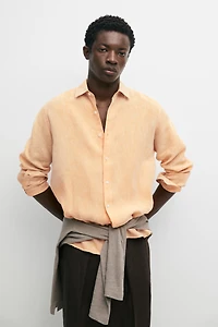 100% linen regular fit shirt