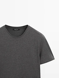 Short sleeve melange T-shirt