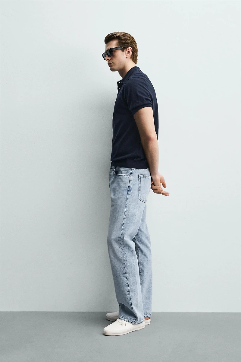 POLO EN MAILLE REGULAR FIT