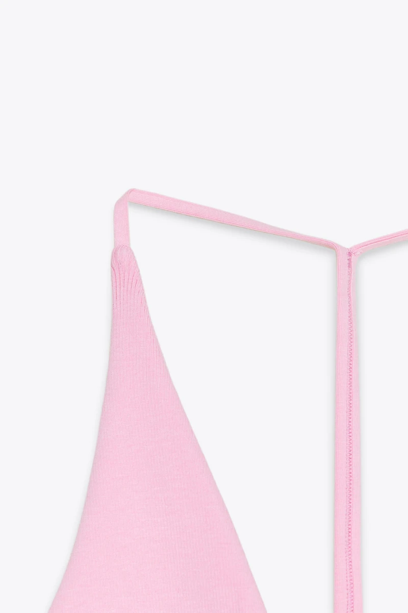 HALTER TOP WITH BACK STRAP