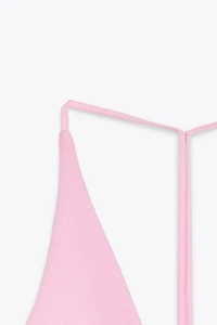 HALTER TOP WITH BACK STRAP