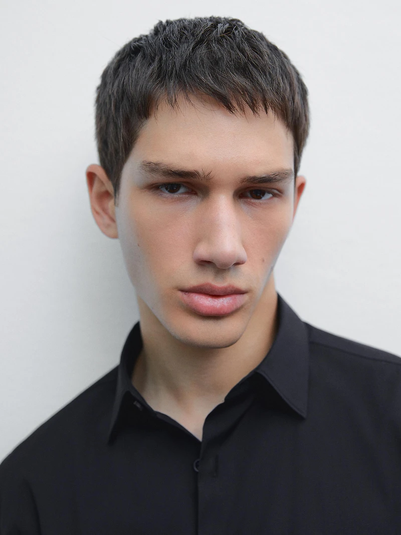 Slim fit stretch shirt