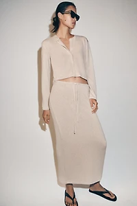 LONG STRAIGHT SKIRT