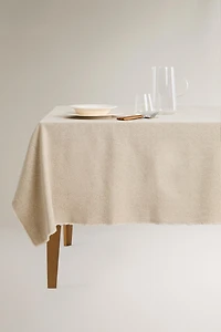 RUSTIC LINEN TABLECLOTH