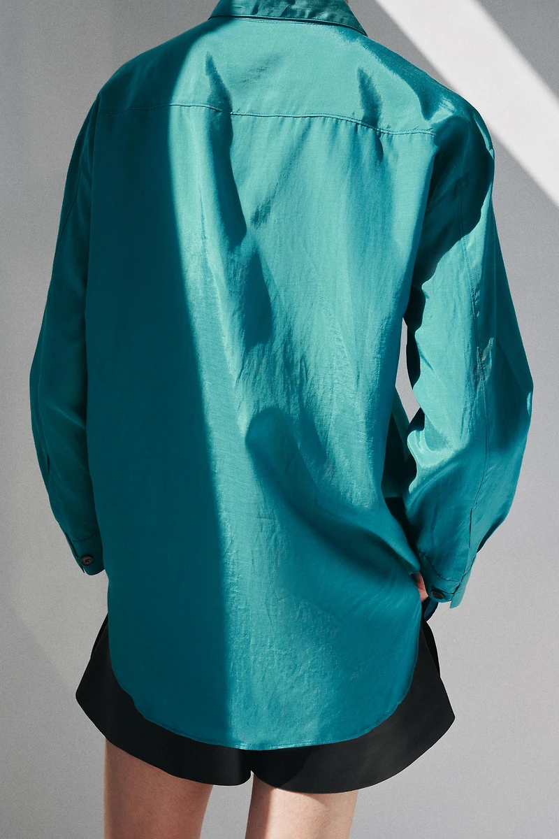 FLOWY POCKET SHIRT ZW COLLECTION