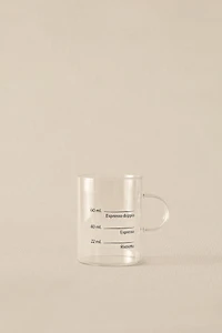 BOROSILICATE GLASS MUG WITH SILK SCREEN