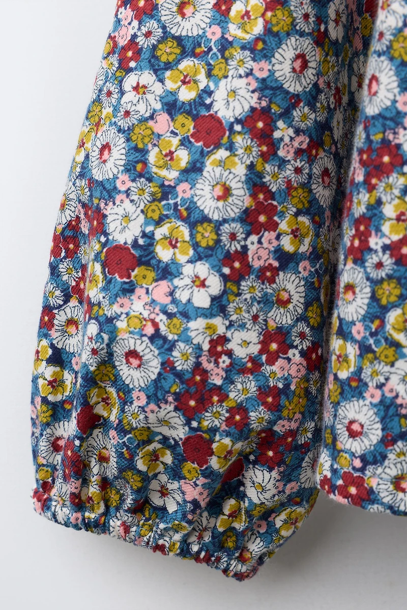 BLOUSE IMPRIMÉE FLEURS