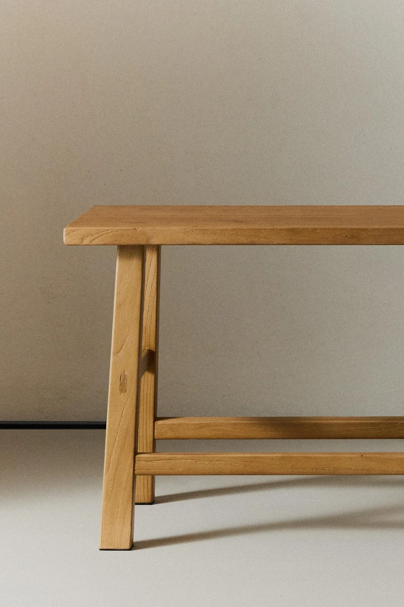 ELM WOOD BENCH