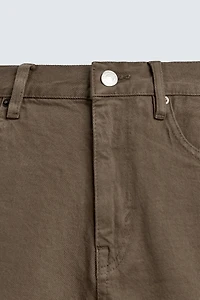 REGULAR FIT DENIM SHORTS