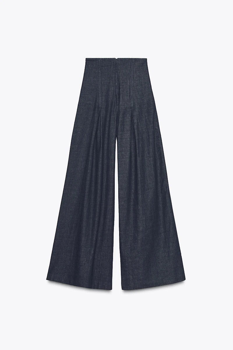 ZW COLLECTION WIDE LEG ULTRA HIGH-WAISTED JEANS
