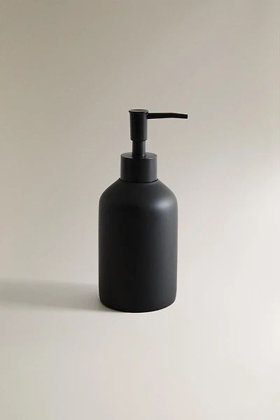 DISTRIBUTEUR SAVON RÉSINE NOIR