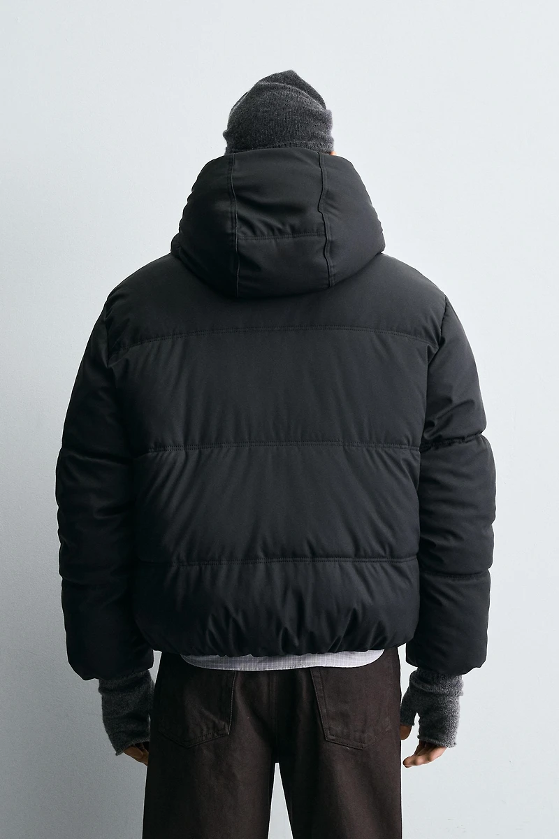 RUBBERIZED COMBINATION PUFFER JACKET