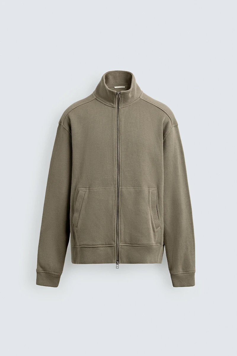 INTERLOCK RIBBED JACKET