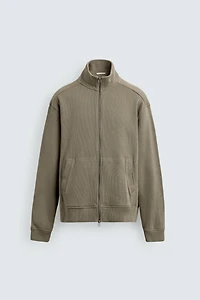 INTERLOCK RIBBED JACKET
