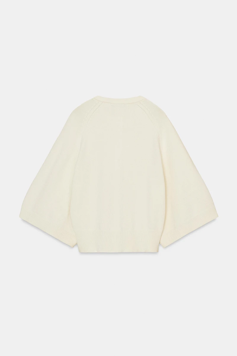 WIDE SLEEVE KNIT JUMPER
