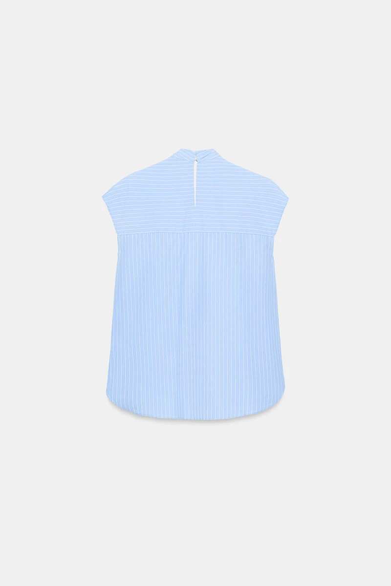 ZW COLLECTION STRIPED SHIRT WITH TIES