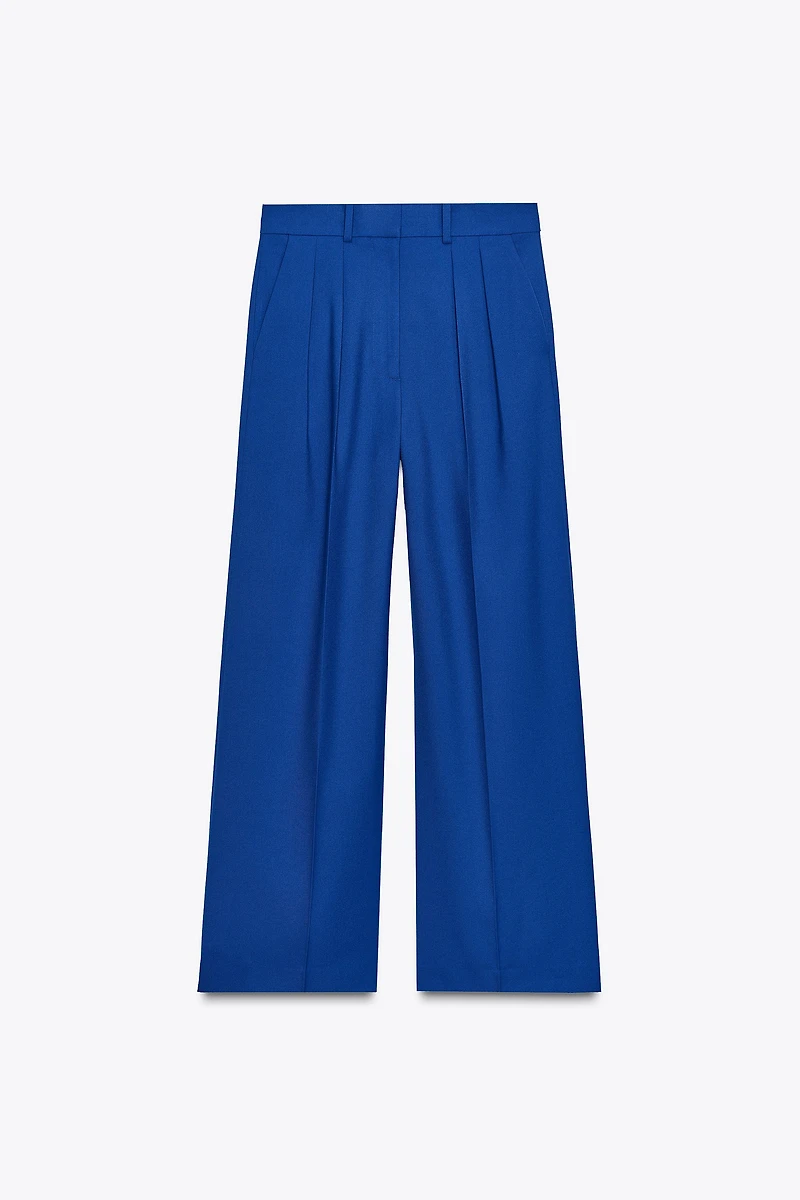 PANTALON LARGE À PINCES ZW COLLECTION