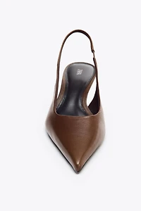 CHAUSSURES KITTEN EN CUIR